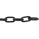 RS PRO Japanned Steel Chain, 10 m Length, 36 mm Link Length, 6.5 mm Link Diameter, Load Capacity 150 kg 750-569