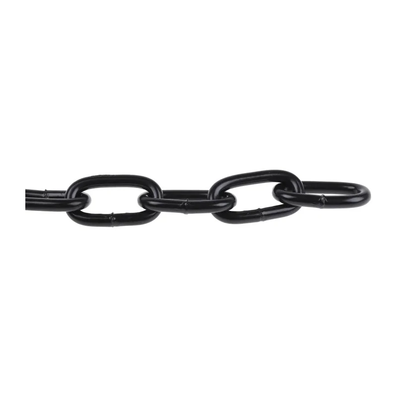 RS PRO Japanned Steel Chain, 10 m Length, 36 mm Link Length, 6.5 mm Link Diameter, Load Capacity 150 kg 750-569
