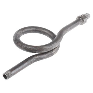 RS PRO Syphon for Use With Pressure Gauge Carbon Steel 3/8 in BSP Connection 754-735