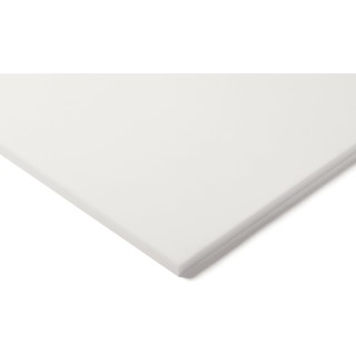 RS PRO White Polytetrafluoroethylene Plastic Sheet 600 mm x 300 mm x 16 mm 752-666
