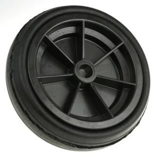 Guitel Hervieu Black Solid Rubber Trolley Wheel with Polypropylene Centre 250 kg 280mm Diameter 80mm Width 750-749