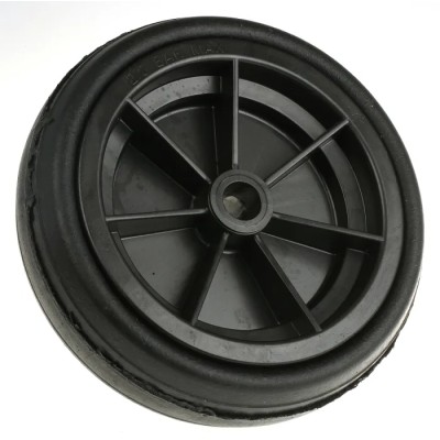 Guitel Hervieu Black Solid Rubber Trolley Wheel with Polypropylene Centre 250 kg 280mm Diameter 80mm Width 750-749
