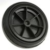Guitel Hervieu Black Solid Rubber Trolley Wheel with Polypropylene Centre 250 kg 280mm Diameter 80mm Width 750-749