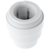 JG Speedfit Plastic Pipe Fitting Straight Push-in End Stop 15 mm PSE4615W