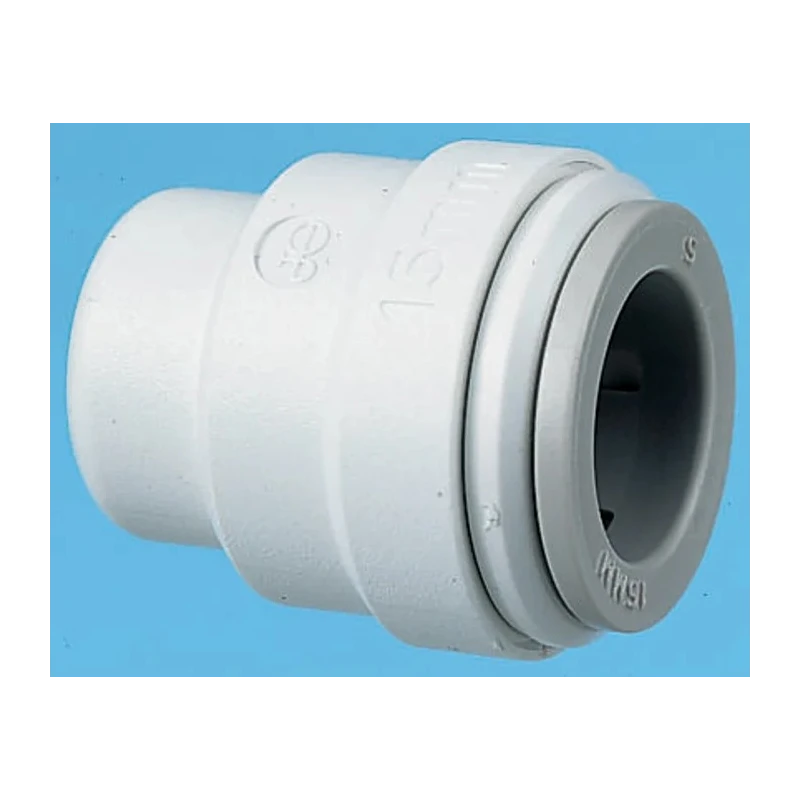 JG Speedfit Plastic Pipe Fitting Straight Push-in End Stop 22 mm PSE4622W