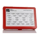 RS PRO Imperial O-Ring Kit Viton Material 382 Pieces Operating Temp 30°C to 200°C 75 Shore Hardness 756-040