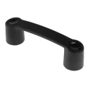 RS PRO Matt Black Plastic T Shape Drawer Handle 119.5 mm Length x 35 mm Height x 26 mm Width 267-0752