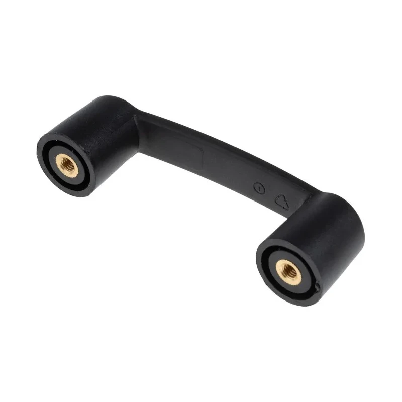 RS PRO Matt Black Plastic T Shape Drawer Handle 119.5 mm Length x 35 mm Height x 26 mm Width 267-0752
