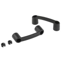 RS PRO Matt Black Plastic T Shape Handle 35 mm Height, 26 mm Width, 119.5 mm Length 267-0724