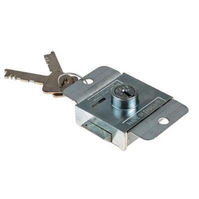 Euro-Locks a Lowe & Fletcher group Company Steel Padlockable Zinc Plated Door Bolt 67 mm 2303-5100CA