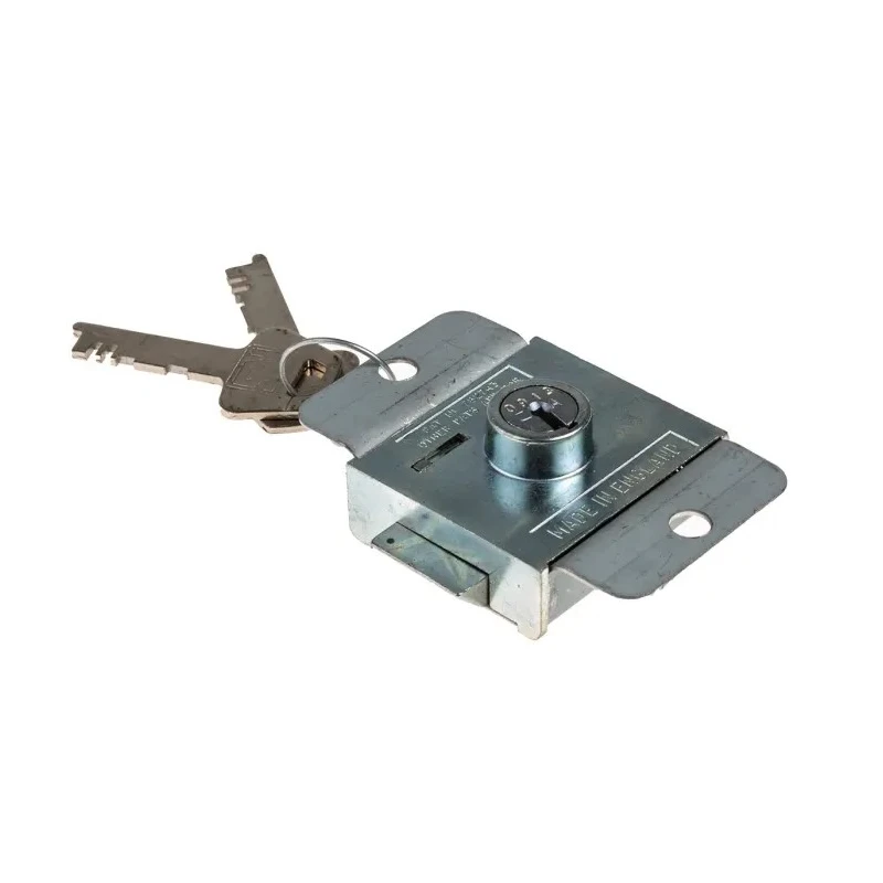 Euro-Locks a Lowe & Fletcher group Company Steel Padlockable Zinc Plated Door Bolt 67 mm 2303-5100CA