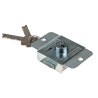 Euro-Locks a Lowe & Fletcher group Company Steel Padlockable Zinc Plated Door Bolt 67 mm 2303-5100CA