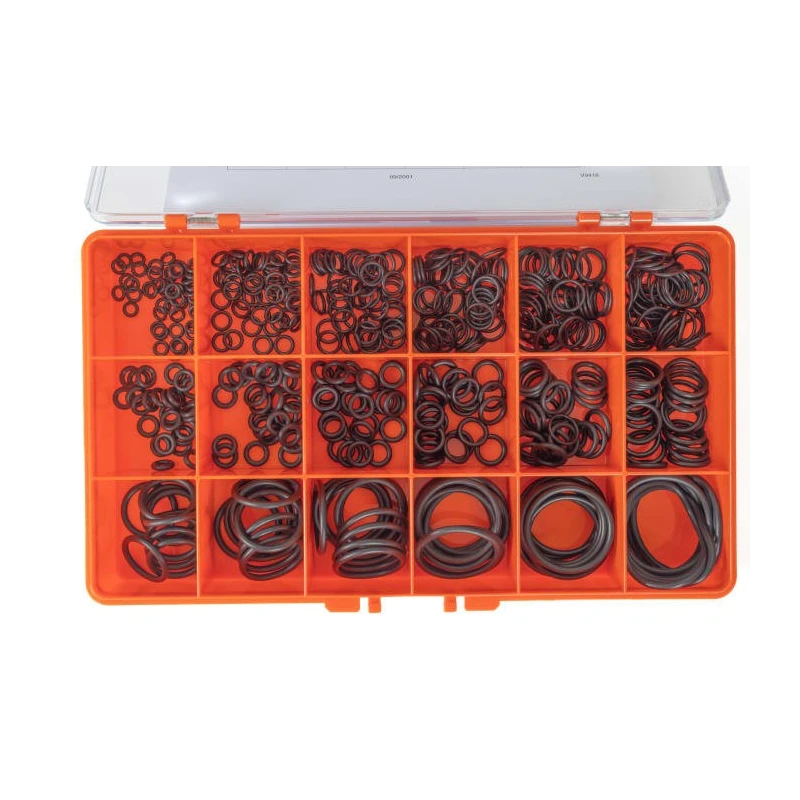 RS PRO Metric O-Ring Kit Nitrile 510 Pieces Temperature Range -30°C to 120°C 70 Shore Hardness 756-034