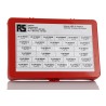 RS PRO Imperial O-Ring Kit Nitrile 382 Pieces -30°C to 120°C Operating Temperature 756-028