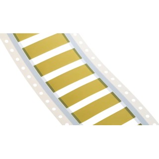 TE Connectivity Yellow White Print Heat Shrink Labels 50 mm Width, 50 mm Length, 250 Per Pack TMS-SCE-3/8-2.0-4