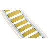 TE Connectivity Yellow White Print Heat Shrink Labels 50 mm Width, 50 mm Length, 250 Per Pack TMS-SCE-3/8-2.0-4