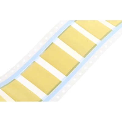 TE Connectivity Yellow White Print Heat Shrink Labels 50 mm Width 50 mm TMS-SCE-3/4-2.0-4