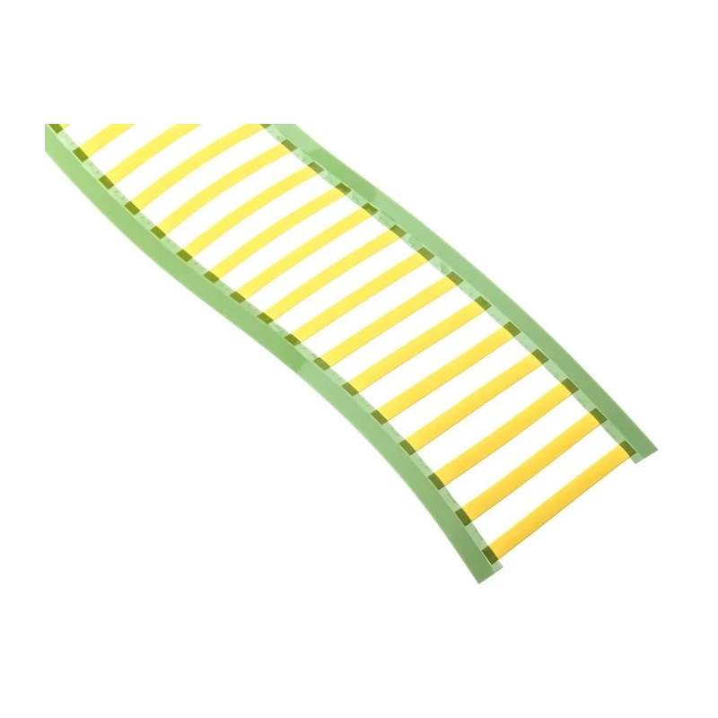 TE Connectivity Yellow White Print Heat Shrink Labels 50.8 mm Width 250 Per Pack 50 mm TMS-SCE-3/32-4