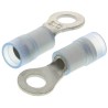 RS PRO Insulated Ring Terminal M4 Stud Size 16 AWG 14 AWG Wire Size Blue 267-3751
