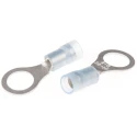 RS PRO Insulated Ring Terminal M8 Stud Size 16 AWG 14 AWG Wire Size Blue 267-3723