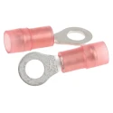 RS PRO Insulated Nylon Ring Terminal, M4 Stud Size, 22 AWG to 16 AWG Wire, Red, 21.8mm Length 267-3622