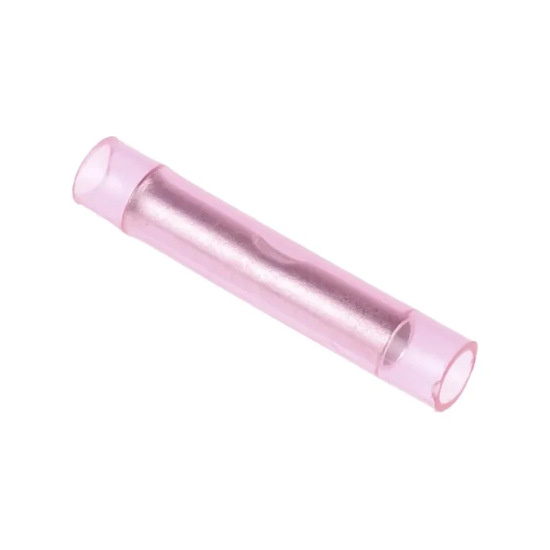 RS PRO Red Insulated Tin-Plated Copper Butt Wire Splice Connector 16 AWG 31mm Length 267-3997