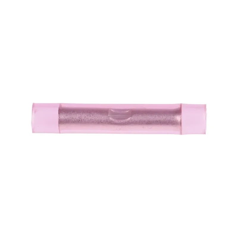 RS PRO Red Insulated Tin-Plated Copper Butt Wire Splice Connector 16 AWG 31mm Length 267-3997