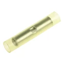 RS PRO Wire Splice Connector, Insulated Yellow Nylon Butt Type 10 AWG, Copper Contact 267-4007