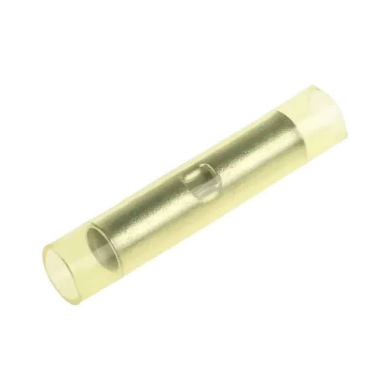 RS PRO Wire Splice Connector, Insulated Yellow Nylon Butt Type 10 AWG, Copper Contact 267-4007