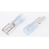 RS PRO Blue Insulated Female Spade Connector Crimp 6.35 x 0.8 mm Tab Size 16 AWG to 14 AWG 267-4142