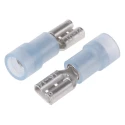 RS PRO Blue Insulated Female Spade Connector Crimp 4.75 x 0.8 mm Tab Size 16 AWG to 14 AWG 267-4243