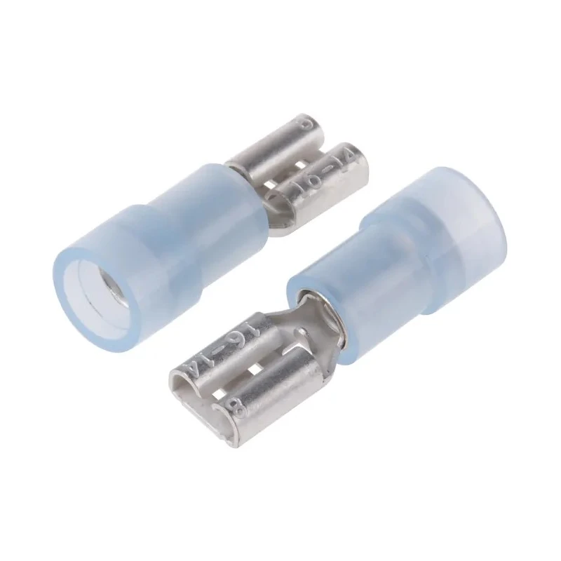 RS PRO Blue Insulated Female Spade Connector Crimp 4.75 x 0.8 mm Tab Size 16 AWG to 14 AWG 267-4243