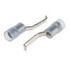 RS PRO Hooked Insulated Crimp Blade Terminal 17.4 mm Blade Length, 16 AWG to 14 AWG, Blue 267-4079