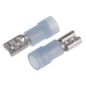 RS PRO Blue Insulated Female Spade Connector Crimp 4.75 x 0.5 mm Tab Size 16 AWG to 14 AWG 267-4237