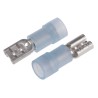 RS PRO Blue Insulated Female Spade Connector Crimp 4.75 x 0.5 mm Tab Size 16 AWG to 14 AWG 267-4237