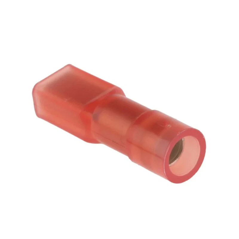 RS PRO Red Insulated Female Spade Connector Crimp 2.8 x 0.5 mm Tab Size 22 AWG to 16 AWG 267-4259