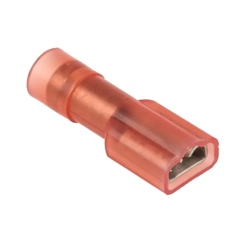 RS PRO Red Insulated Female Spade Connector Crimp 4.75 x 0.8 mm Tab Size 22 AWG to 16 AWG 267-4293