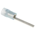 RS PRO Insulated Crimp Blade Terminal 18 mm Blade Length, 16 AWG to 14 AWG, Blue 267-4502