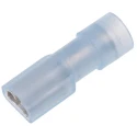 RS PRO Blue Insulated Female Spade Connector, Crimp, 4.75 x 0.8 mm Tab Size 16 AWG to 14 AWG 267-4316