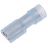 RS PRO Blue Insulated Female Spade Connector, Crimp, 4.75 x 0.8 mm Tab Size 16 AWG to 14 AWG 267-4316