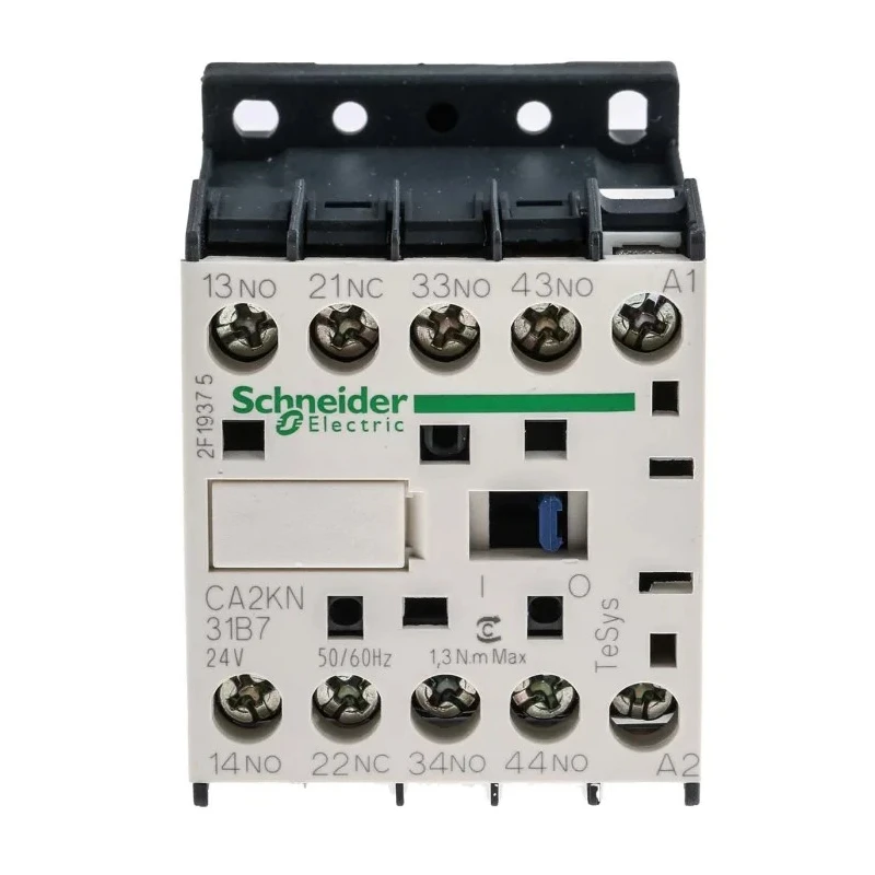 Schneider Electric TeSyS CA Electromagnetic Contactor, 24V ac Coil, 4-Pole, 10A, 690V ac CA2KN31B7