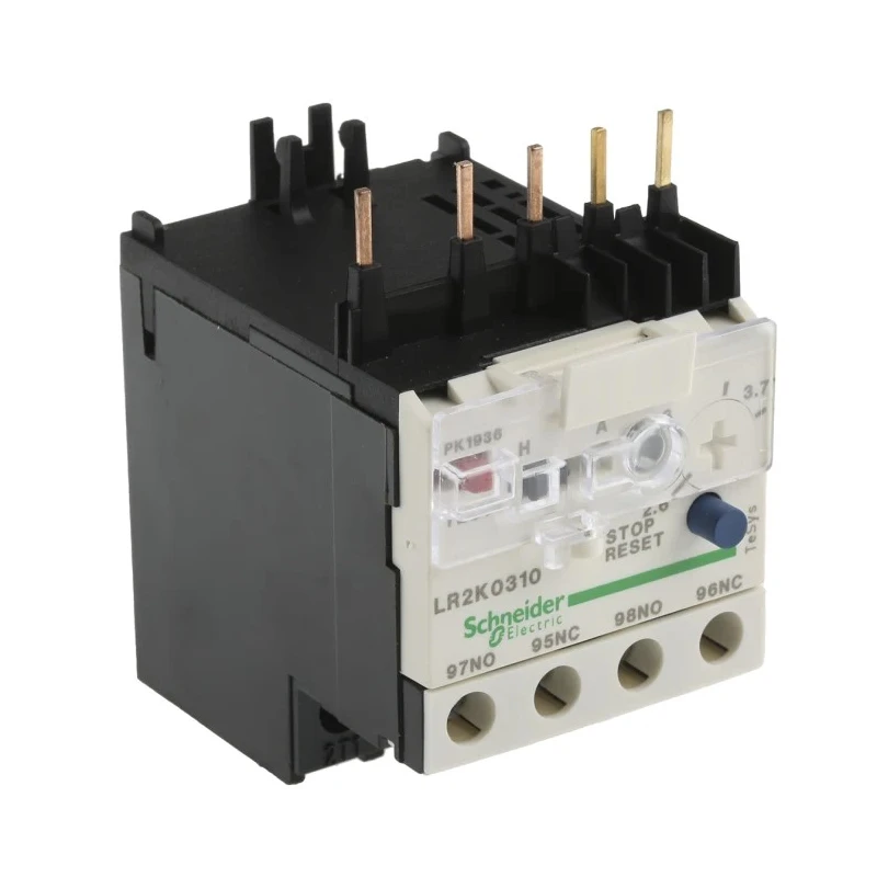 Schneider Electric TeSyS LR Thermal Overload Relay 1 NO/1 NC, 2.6A to 3.7A FLC Motor Rating, 3.7A Relay Contact LR2K0310