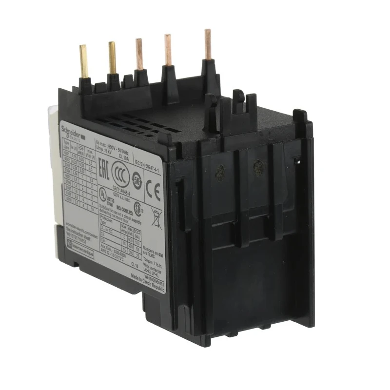 Schneider Electric TeSyS LR Thermal Overload Relay 1 NO/1 NC, 2.6A to 3.7A FLC Motor Rating, 3.7A Relay Contact LR2K0310