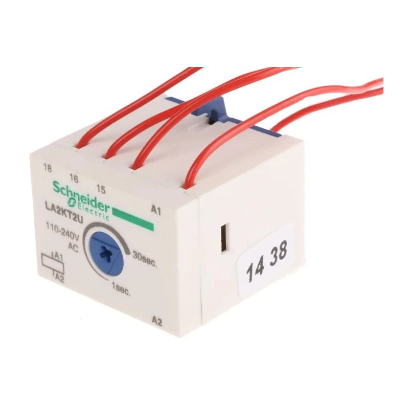 Schneider Electric Contactor Timer TeSyS CA Electronic Timer On Delay Relay Output LA2KT2U