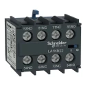 Schneider Electric Auxiliary Contact 4 Contact 2 NC 2 NO Screw Clamp, 10 A, 690 V ac, Front Mounting LA1KN22