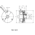 WARNER ELECTRIC EUROPE Electromagnetic Brake Power On 1.69 Nm 24V M.1704.2321