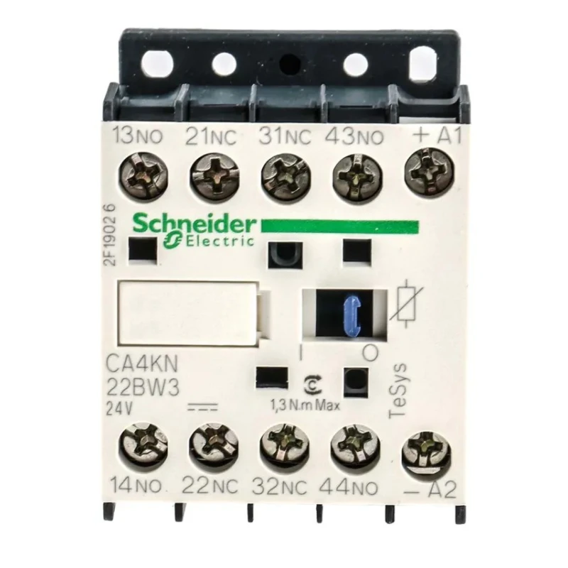 Schneider Electric TeSyS CA Control Relay Contactor, 24V Coil Voltage, 10A Contact Current, 2 NO/2 NC, 690V AC CA4KN22BW3