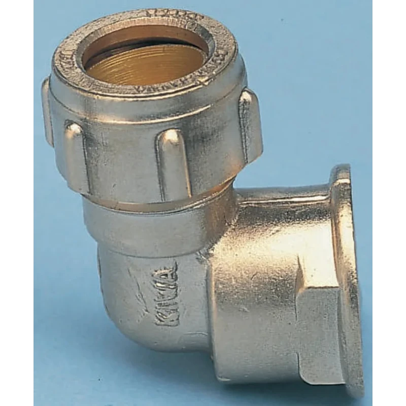 RS PRO Brass Pipe Fitting 1 In BSP Female Compression Coupler 28 mm Female BSP 761-086