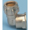 RS PRO Brass Pipe Fitting 1 In BSP Female Compression Coupler 28 mm Female BSP 761-086