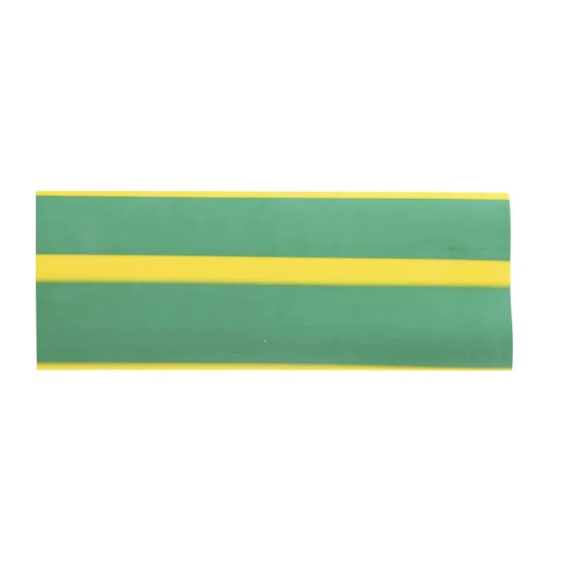 RS PRO Halogen Free Heat Shrink Tubing Yellow Green 38.1 mm Diameter 1.2 m Length 2:1 Ratio 268-5057